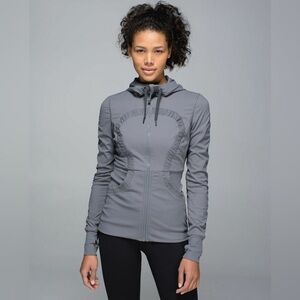 Lululemon Reversible Dance Studio Track Active Jacket EUC 10